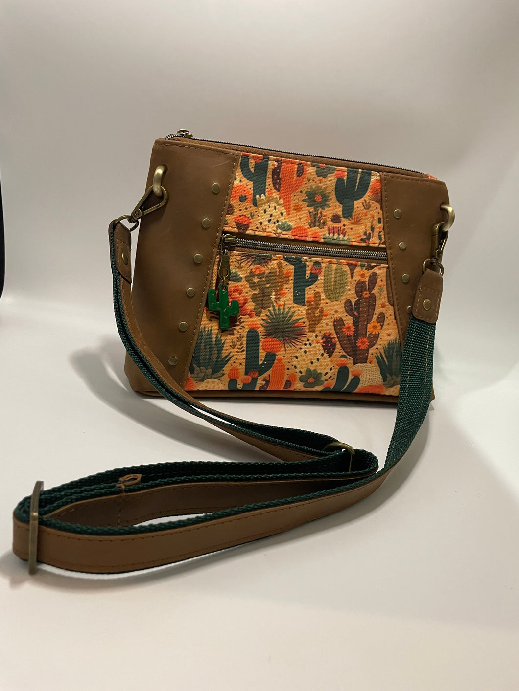 Southwest style leather purse