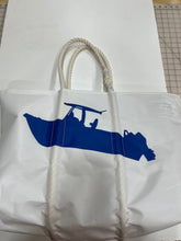 Load image into Gallery viewer, Sport Fishing Sail Cloth Tote Bag
